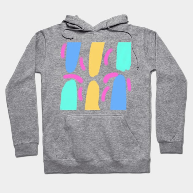 Colorful watercolor abstract texture art Hoodie by Artistic_st